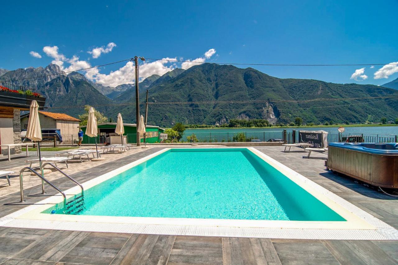 Dascio Dolce Ferienwohnung Panorama Balkon Am See Bagian luar foto