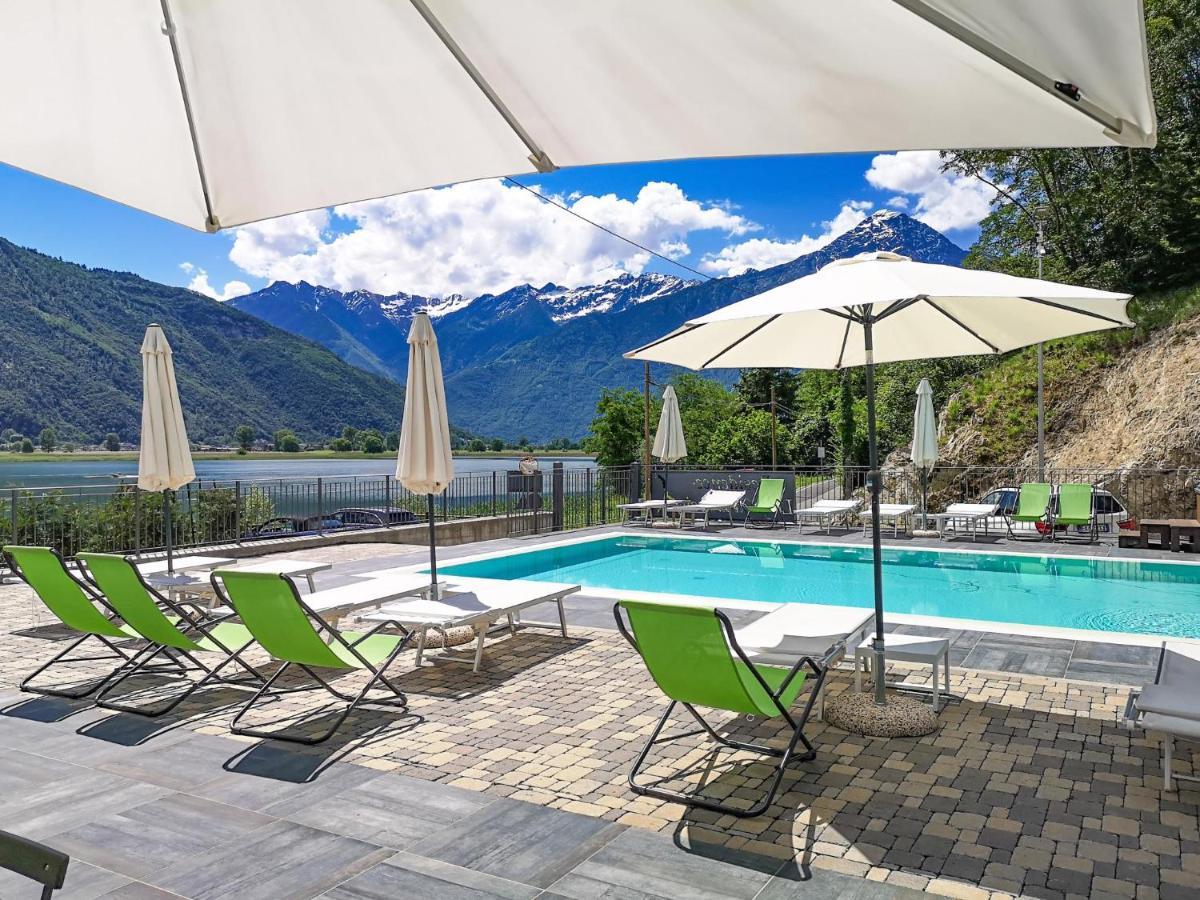 Dascio Dolce Ferienwohnung Panorama Balkon Am See Bagian luar foto