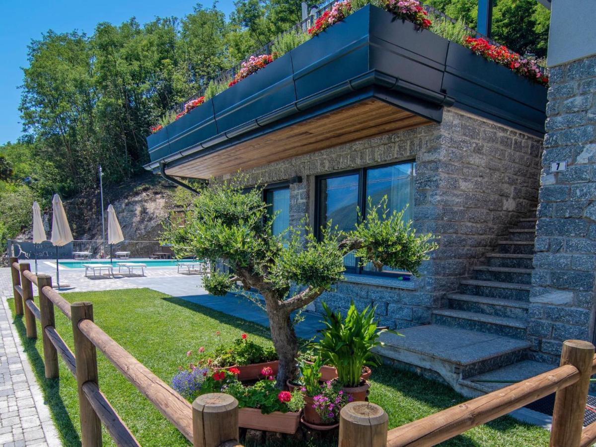 Dascio Dolce Ferienwohnung Panorama Balkon Am See Bagian luar foto