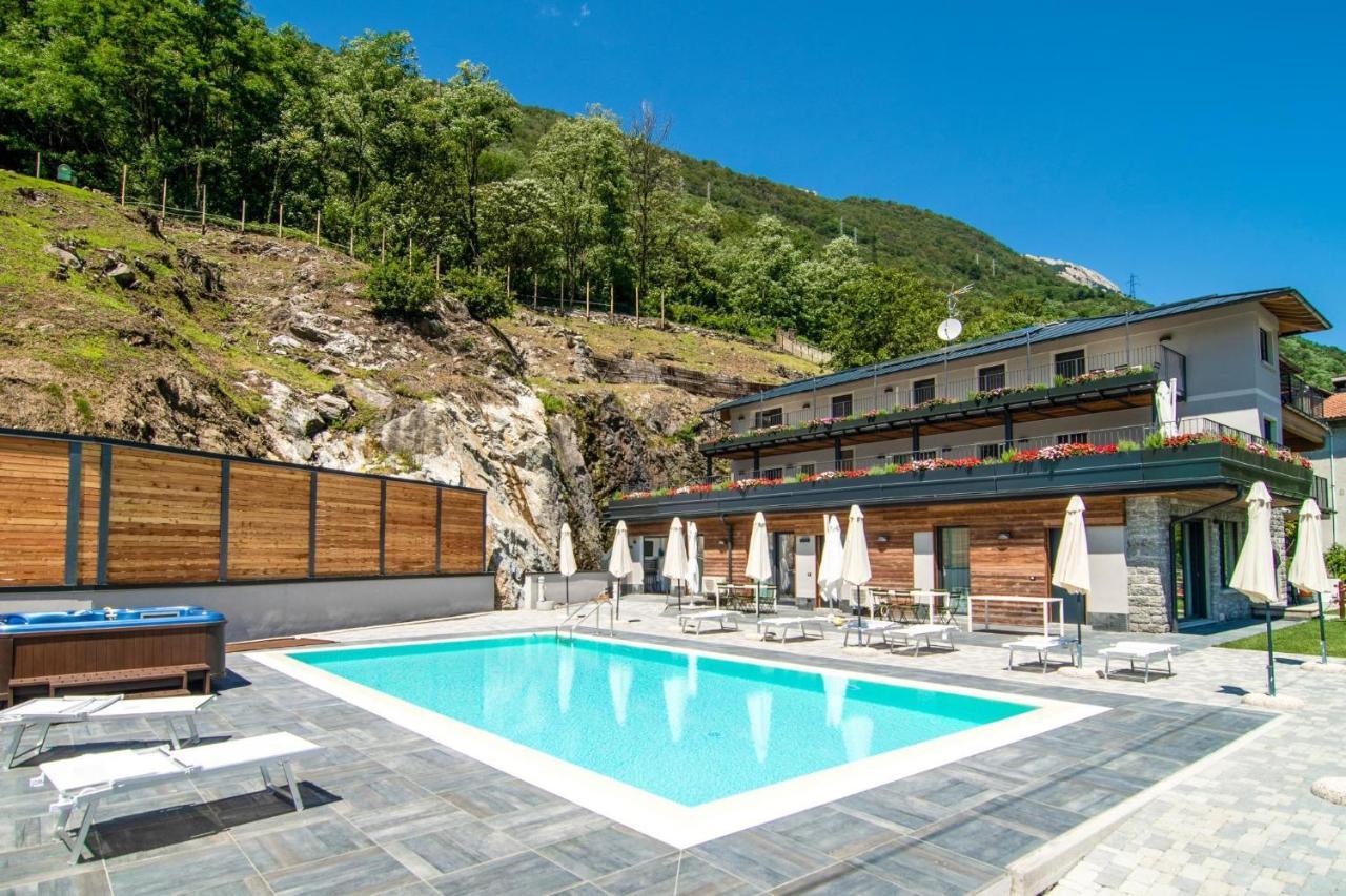 Dascio Dolce Ferienwohnung Panorama Balkon Am See Bagian luar foto